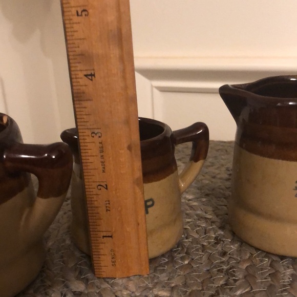 Vintage pottery measuring cups - Picture 10 of 11
